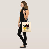 Zware rooster Chicken Quartet Tote Bag (Voorkant (model))