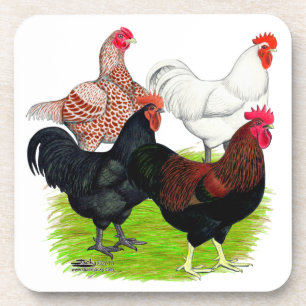 Zware Rooster Quartet Bier Onderzetter