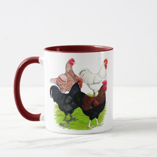 Zware Rooster Quartet Mok (Links)