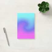 Zware roze Paarse blauw Aqua Colour Flow Post-it® Notes (Kantoor)