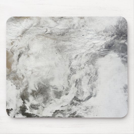 Zware sneeuwval in China Muismat (Voorkant)