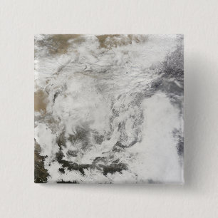 Zware sneeuwval in China Vierkante Button 5,1 Cm