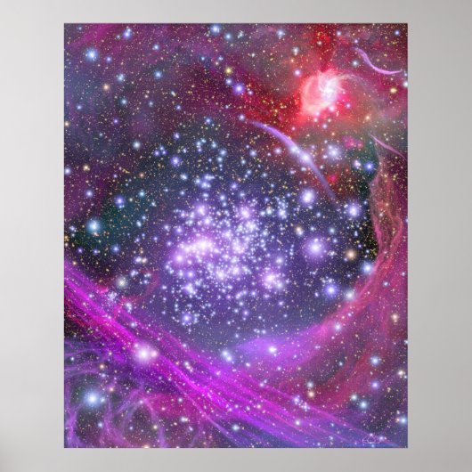 Zware sterren in Galaxy, Sagittarius Poster (Voorkant)