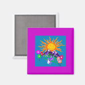 Zware Sun Magnet Magneet (Voorkant / Achterkant)
