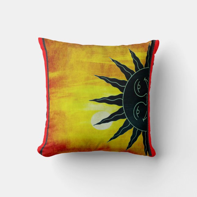 Zware Sun-Sierkussen Kussen (Voorkant)