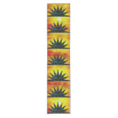 Zware Sun Table Runner Korte Tafelloper (Voorkant)