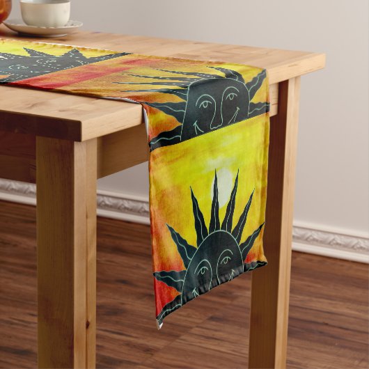 Zware Sun Table Runner Korte Tafelloper (Voorbeeld)