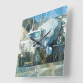 Zware Transport Cement Truck Wall Clock Vierkante Klok (Hoek)
