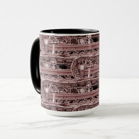 ZWARE UITRUSTING OPERATOR KRAAN OPERATOR TANK rood Mok (Voorkant links)