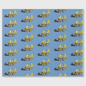 Zware-uitrustingsbackhoe-papier Cadeaupapier (Vlak)