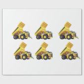 Zware werktuigmachines Verpakkingspapier Cadeaupapier (Vlak)