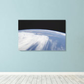 Zware wolkenkap over de Stille Oceaan Canvas Afdruk (Insitu (Houten vloer))