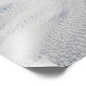 Zware wolkenkap over de Stille Oceaan Foto Afdruk (Hoek)