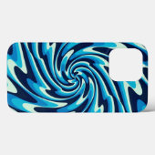 Zware Zee Pattern (Midnight Blue, Blue, Cyan) Case-Mate iPhone Case (Achterkant (horizontaal))