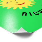 Zware zon foto afdruk (Hoek)