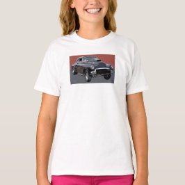 Zwart 1951 Chevrolet Bel Aire gasser. T-shirt