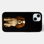 Zwart 4 Luxe, Cavalier Spaniel iPhone 15 Plus Case-Mate iPhone Case (Achterkant (horizontaal))