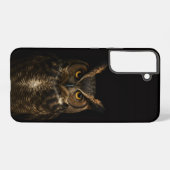 Zwart 4 Luxe Galaxy S22 Plus Hoesje, Golden Eye Ow Samsung Galaxy Hoesje (Achterkant horizontaal)