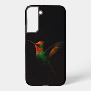 Zwart 4 Luxe Galaxy S22 Plus, Kuifcoquettevogel Samsung Galaxy Hoesje