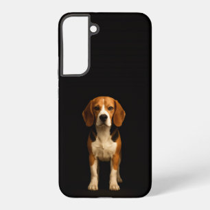 Zwart 4 Luxe Galaxy S22 Plus, Vriendelijke Beagle Samsung Galaxy Hoesje
