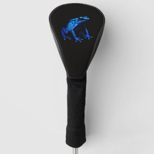 Zwart 4 Luxe Golf Driver Hoesje, Blue Frog Golfheadcover