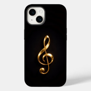 Zwart 4 Luxe iPhone 14 Mate, Gouden Sleutel Case-Mate iPhone 14 Hoesje