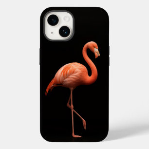 Zwart 4 Luxe iPhone 14 Mate, Roze Flamingo Case-Mate iPhone 14 Hoesje