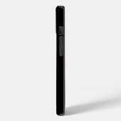 Zwart 4 Luxe iPhone 14 Mate, Stijlvolle Hermelijn Case-Mate iPhone Case (Achterkant / Links)
