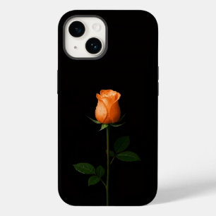 Zwart 4 Luxe iPhone 14 Mate, Sunset Oranje Roos Case-Mate iPhone 14 Hoesje