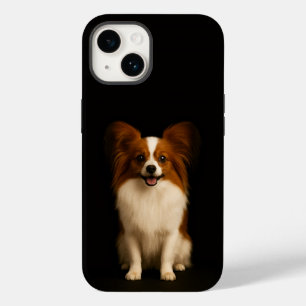 Zwart 4 Luxe iPhone 14 Mate, Verfijnd Papillon Case-Mate iPhone 14 Hoesje