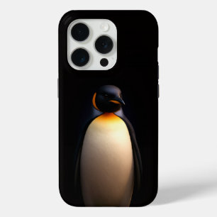 Zwart 4 Luxe iPhone 15 Pro Mate, Emperor Penguin Case