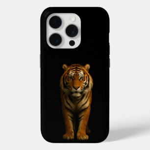 Zwart 4 Luxe iPhone 15 Pro Mate, Noble Tiger Case