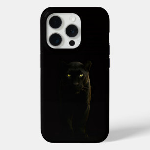 Zwart 4 Luxe iPhone 15 Pro Mate Zwarte Panter Case