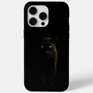 Zwart 4 Luxe iPhone 15 Pro Max, Black Panther Max Hoesje