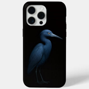 Zwart 4 Luxe iPhone 15 Pro Max, Kleine Blauwe Reig Max Hoesje