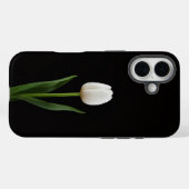 Zwart 4 Luxe iPhone 16 Mate, Parelwitte Tulp Case-Mate iPhone Case (Achterkant (horizontaal))
