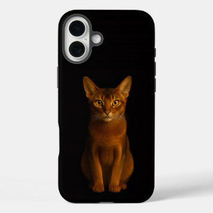 Zwart 4 Luxe iPhone 16 Plus, Abyssijnse Schoonheid Plus Hoesje
