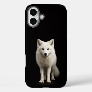 Zwart 4 Luxe iPhone 16 Plus, Ivoorkleurige Poolvos Plus Hoesje