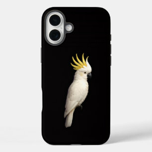 Zwart 4 Luxe iPhone 16 Plus, Kuifkaketoe Plus Hoesje