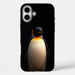Zwart 4 Luxe iPhone 16 Plus Mate, Emperor Penguin Hoesje