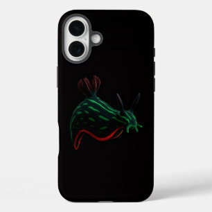 Zwart 4 Luxe iPhone 16 Plus Mate, Neon Zee Slak Hoesje