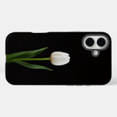 Zwart 4 Luxe iPhone 16 Plus, Parelwitte Tulp Case-Mate iPhone Case (Achterkant (horizontaal))