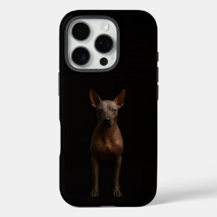 Zwart 4 Luxe iPhone 16 Pro, Argentijnse Pila hond Pro Hoesje