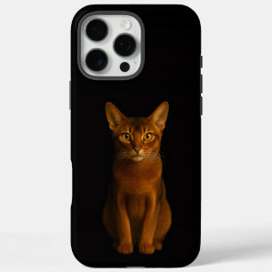Zwart 4 Luxe iPhone 16 Pro Max, Abyssijnse Schoonh Max Hoesje