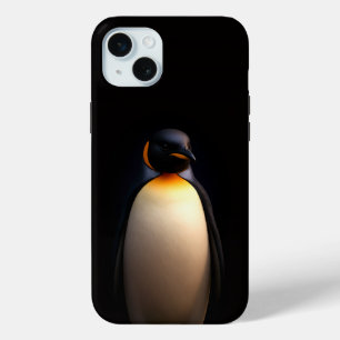 Zwart 4 Luxe, Keizerspinguïn iPhone 15 Mini Hoesje