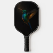 Zwart 4 Luxe Pickleball Paddle, Flying Hummingbird Pickleball Paddle (Voorkant)