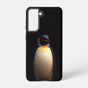 Zwart 4 Luxe Samsung Galaxy S21, Emperor Penguin Hoesje