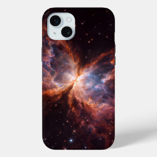 Zwart 4 Luxe, Vlindernevel iPhone 15 Plus Mini Hoesje