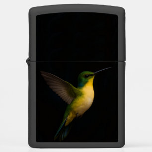 Zwart 4 Luxe Zippo aansteker, Vliegende Vogel