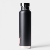 Zwart aangepaste naam vlinder verjaardagscadeau waterfles (Links)